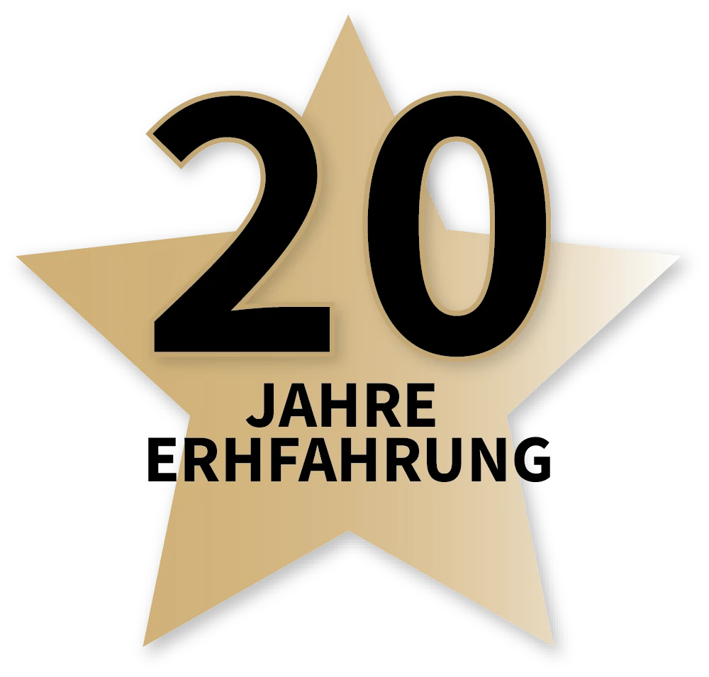 20 Jahre erfahrung